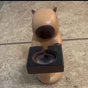 New! Capybara tea pet. A tea pet is a small clay figurine kept by tea drinkers.